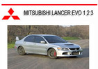 Thumbnail MITSUBISHI LANCER EVO 1 2 3 1992-1995 REPAIR SERVICE MANUAL