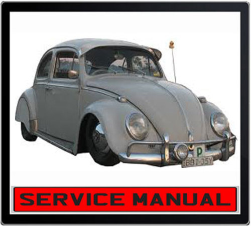 Product picture VW BEETLE 1200 TYPE  1961-1965 WORKSHOP SERVICE MANUAL