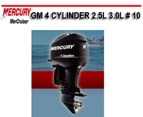 Product picture MERCURY MERCRUISER GM 2.5L 3.0L # 10 SERVICE REPAIR MANUAL