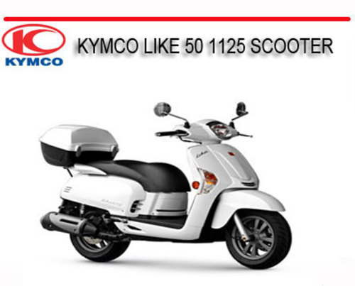 Product picture KYMCO LIKE 50 125 SCOOTER WORKSHOP REPAIR SERVICE MANUAL