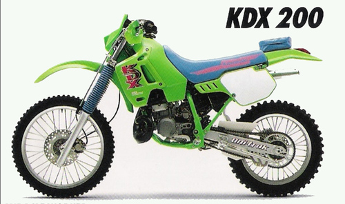 Product picture KAWASAKI KDX200 KDX 200 1989-1994 WORKSHOP SERVICE MANUAL
