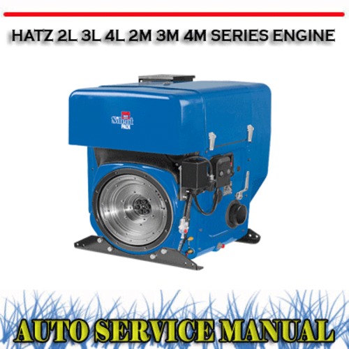Product picture HATZ 2L 3L 4L 2M 3M 4M SERIES ENGINE WORKSHOP SERVICE MANUAL