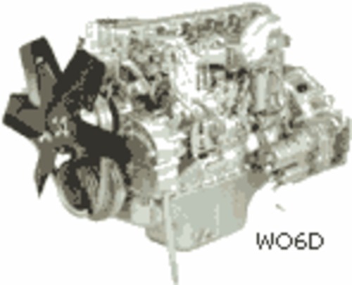 Product picture HINO W06D W06D-TI DIESEL ENGINE WORKSHOP SERVICE MANUAL