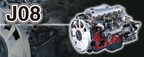 Product picture HINO J05C J08C TD TP TR ENGINE WORKSHOP SERVICE MANUAL