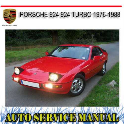 Product picture PORSCHE 924 924 TURBO 1976-1988 WORKSHOP SERVICE MANUAL