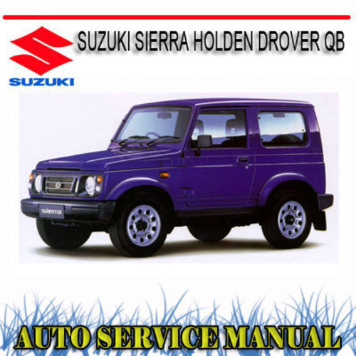 Product picture SIERRA HOLDEN DROVER QB 1985-1987 WORKSHOP SERVICE MANUAL