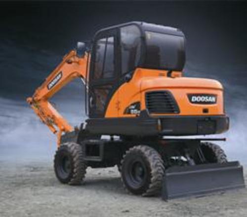 Product picture DOOSAN DX55W MINI WHEEL EXCAVATOR WORKSHOP SERVICE MANUAL